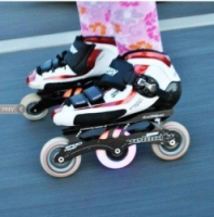 kolečka Tempish FLASHING 84x24mm 85A 2ks červené