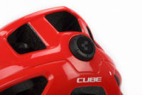 CUBE HELMET STEEP glossy red