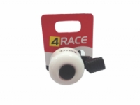 zvonek 4RACE mini bílý na kartě