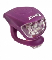 blikačka přední+zadní 4RACE LS03 silicon fialové