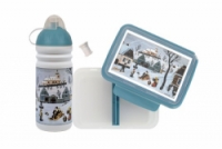 set R&B box a lahev Lada - Sáňkující děti 700ml