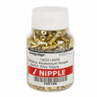 nipl CnSpoke Al 2x14mm anodizovaný zlatý