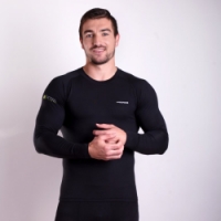 triko dlouhé pánské Progress NDR bambus černé