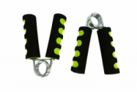 posilovač prstů pěnový Acra s pružinou černo/zelený