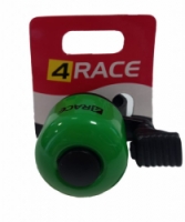 zvonek 4RACE mini zelený na kartě