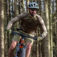 rukavice cyklistické Progress ARMAGEDON olivovo/limetkové