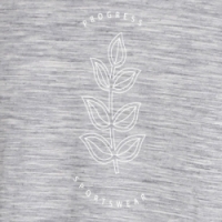 triko krátké dámské Progress PAPAROA merino šedý melír