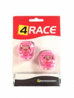 blikačka přední+zadní 4RACE LS03 silicon růžová
