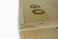 plyometrická bedna Acra dřevěná 60x50x40cm