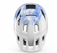 přilba MET SHELTER YOUTH MIPS modrobílá
