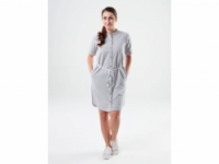 šaty dámské LOAP NURY šedé žíhané