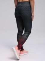 legíny dlouhé dámské LOAP MIRONE šedé/červené