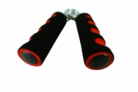 posilovač prstů pěnový Acra s pružinou černo/červený