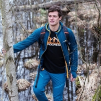 triko dlouhé pánské Progress VANDAL "TRACK MAN" bambus černé