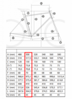 rám silniční carbon pro Shimano DI2 - 50cm
