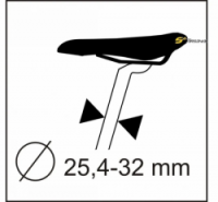 nosič Sport Arsenal 261 na sedlovku Al s bočnicemi černý