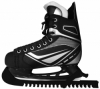 chrániče bruslí plastové černé