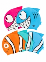 čepice plavecká dětská Acra PIRANHA růžová