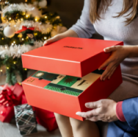 adventní kalendář Nutrend VÁNOCE 2025, červený