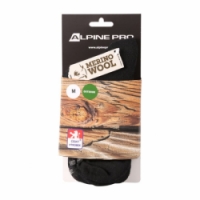 ponožky ALPINE PRO DERERE antibakteriální s merinem černé