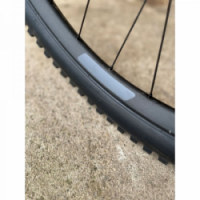 samolepky reflexní ShamanRacing na ráfek set 8ks stříbrné