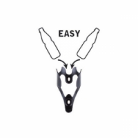 košík M-Wave Al na PET 0.5l lahev černý