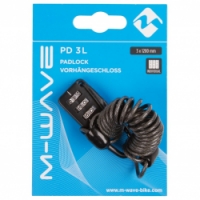 zámek M-Wave 3x1200mm kódový