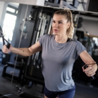 triko krátké dámské Progress TECHNICA šedý melír