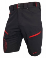 kalhoty krátké pánské HAVEN NAVAHO SHORTY černo/červené s cyklovložkou