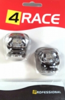 blikačka přední+zadní 4RACE LS03 silicon černé