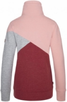 mikina dámská LOAP EBARA červená/růžová/šedá