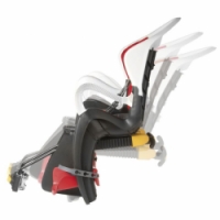 sedačka Relax W bílo-červená