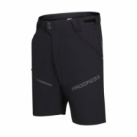 kalhoty krátké pánské Progress GENIUS BIKE SHORTS černé