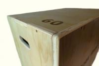 plyometrická bedna Acra dřevěná 60x50x40cm