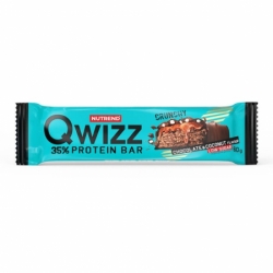tyčinka Nutrend QWIZZ PROTEIN BAR čokoláda kokos 60g exp. 02/26