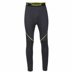 spodky dlouhé pánské Progress MW SDN 170 merino černý melír