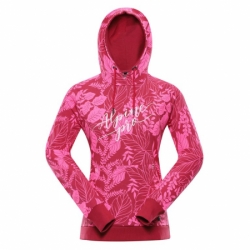 mikina dámská ALPINE PRO KYTORA růžová