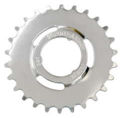 pastorek Sturmey-Archer 24z 1/8" pro 2/3/5r stříb.