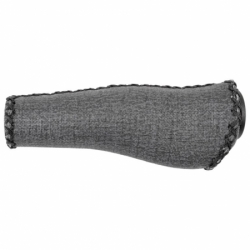 gripy VELO STELLA ergonomické textilní tmavě šedé