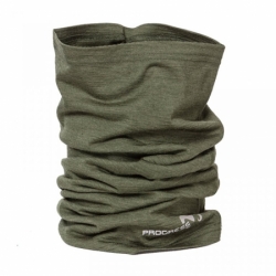 šátek Progress TUBE merino khaki melír