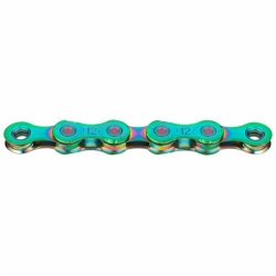 řetěz KMC X12 aurora green 126čl. BOX