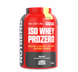nápoj Nutrend ISO WHEY PROZERO 2250g pudinková vanilka