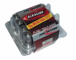 baterie Ansmann alkalické AAA 20ks