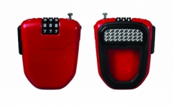 zámek Hiplok FX červený