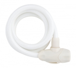 Zámek spirála PRO-T Plus M12 x 120cm Color bílá