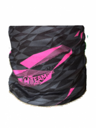 šátek-tunel HAVEN TEAM ICY černo/růžový