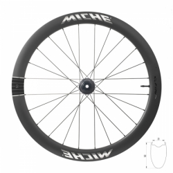 kola silniční MICHE KLEOS RD 50 DISC SH plášť. FDJ