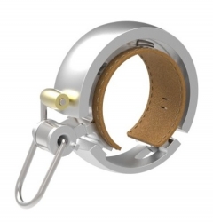 zvonek Knog Oi Bell LUXE stříbrný velký