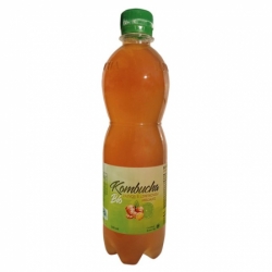 kombucha zázvor s limetkou STEVIKOM 500ml exp. 02/26