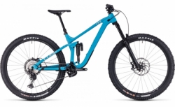 Celoodpružené kolo CUBE Stereo ONE77 Race bondiblue'n'grey 2024